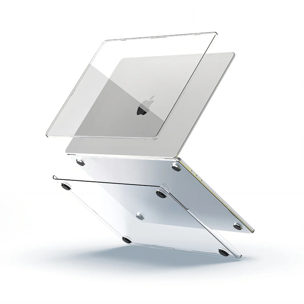 

Совместим с чехлом MacBook Air 13, ультратонким, полным покрытием, подходит для MacBook Air 13,6 дюймов M4 M3 M2 A3240 A3113 A2681