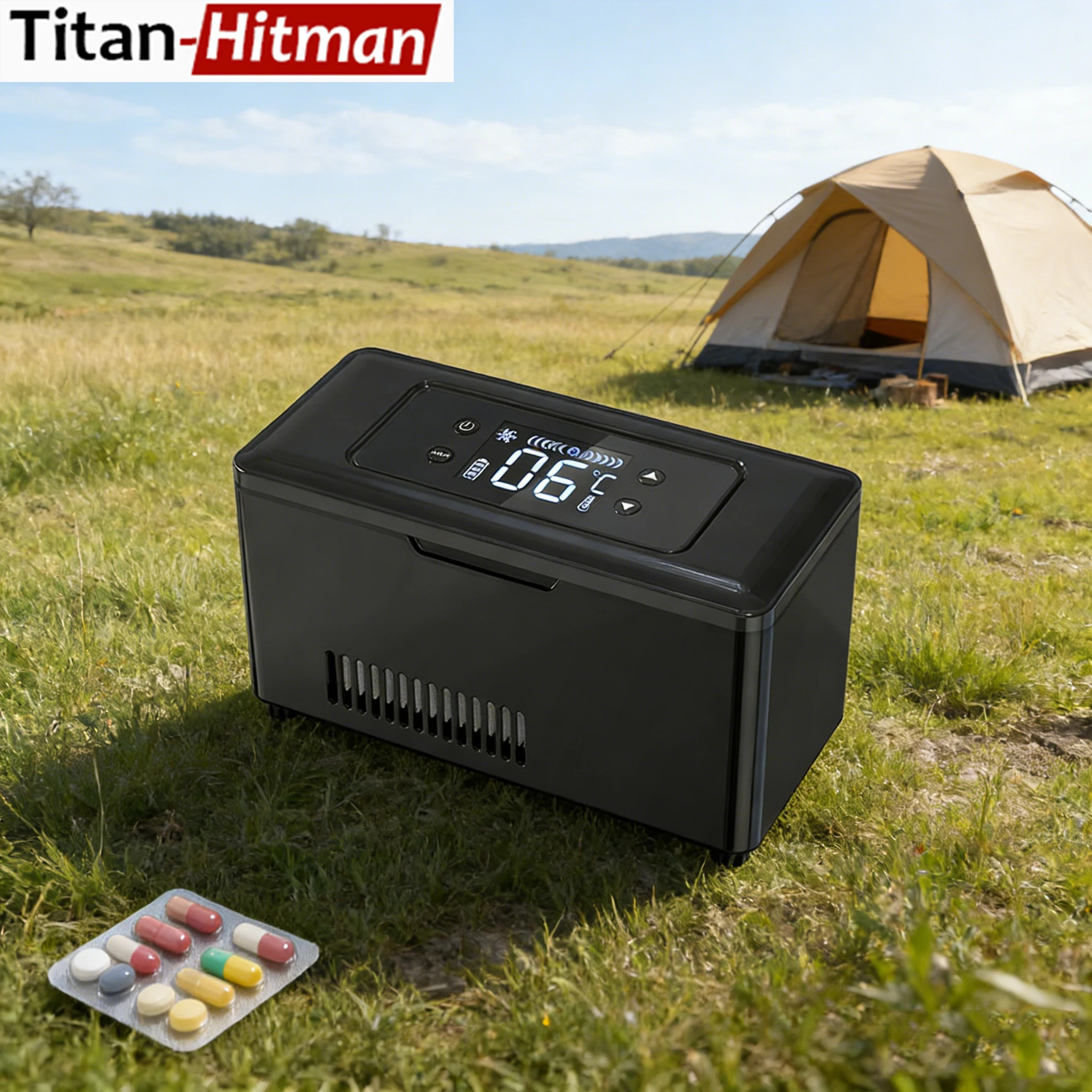 Mini Insulin Refrigerator Portable Drug Refrigerator Serum And Interferon Storage Box Suitable For Use In Cars Travel Outdoor
