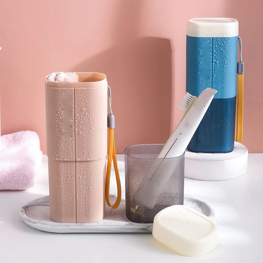 

3 Pcs Holders Toothbrush Storage Box Personal Care Supplies Travel Bag Traveling Case