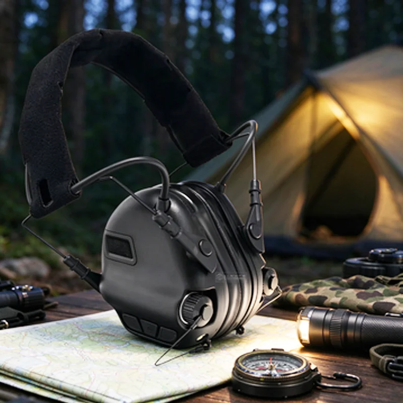 EARMOR Tactical Headset, Electronic Hearing Protection Ear Muffs, Noise Reduction Headphones for Shooting Hunting Airsoft