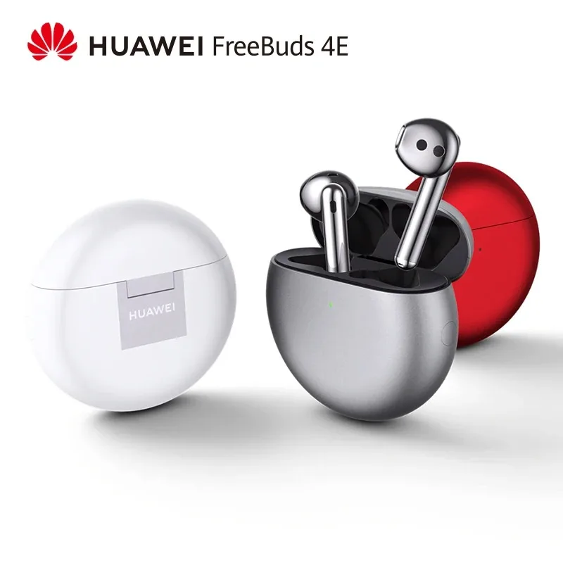 Origal Huawei FreeBuds 4E Fones De Ouvido Sem Fio, Fones De Ouvido Bluetooth 5.2, Fones De Ouvido Com Cancelamento De Ruído Ativ