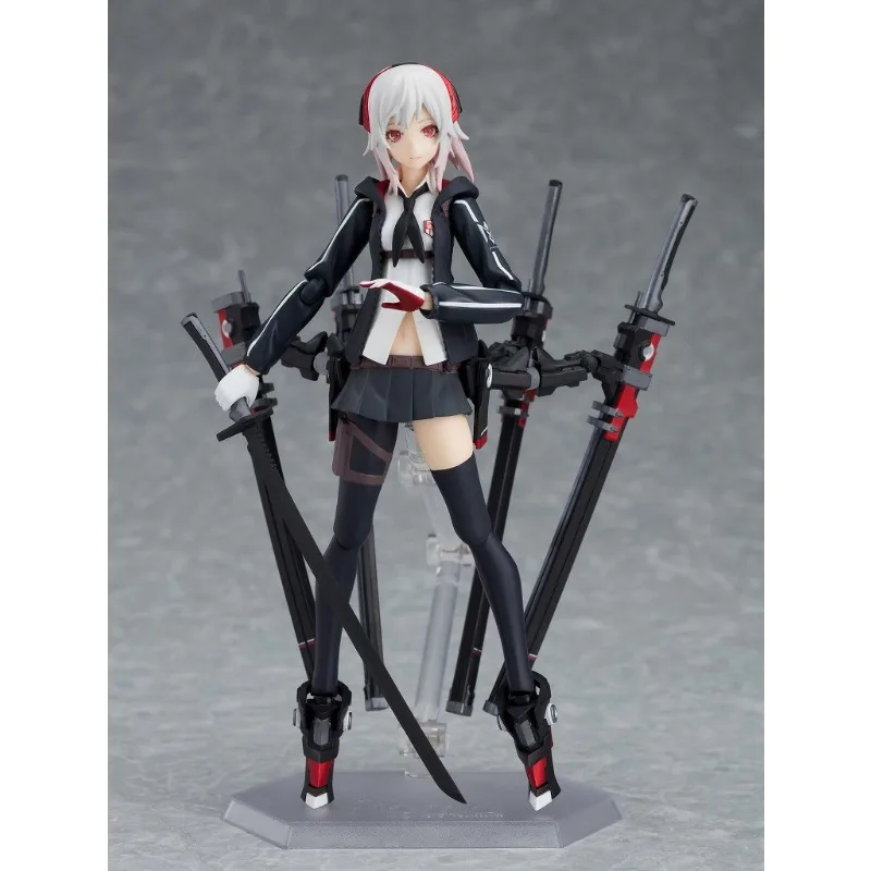 Nieuwe voorraad Figma originele authentieke Figma-serie zware militaire uitrusting vrouwelijke middelbare schoolstudent beweegbaar model speelgoedcollectie
