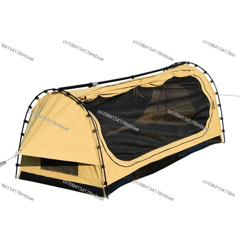 Portable Swag Tent Ripstop Canvas Fabric 4x4 Offroad Camping Hiking Waterproof 2 Person Aluminium Pole 11mm