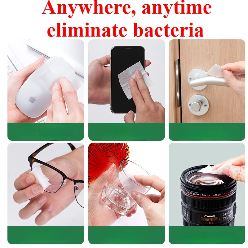 مسحة كحول 75% يمكن التخلص منها لتطهير الجروح، لوازم صندوق الإسعافات الأولية الأساسية لتحضير الكوارث المنزلية.