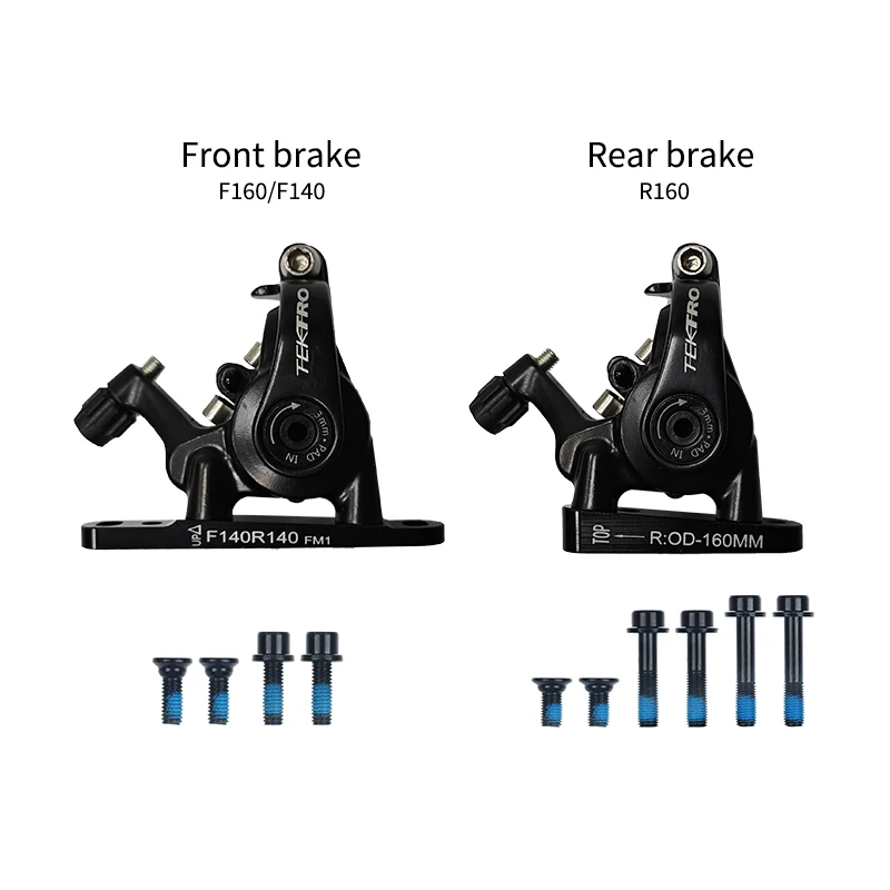 TEKTRO MD C550 Road Mechanical Disc Brake Dual Piston Cable Caliper Front/Rear Double-Sided Linear Drive