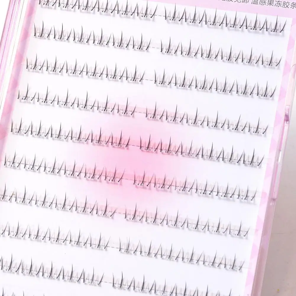 DIY Pojedyncze Przezroczyste Paski na Dolne Rzęsy Wielokrotnego Użytku Przedłużanie Rzęs Naturalne Gęste Puszyste Rzęsy Manga Narzędzie do Makijażu