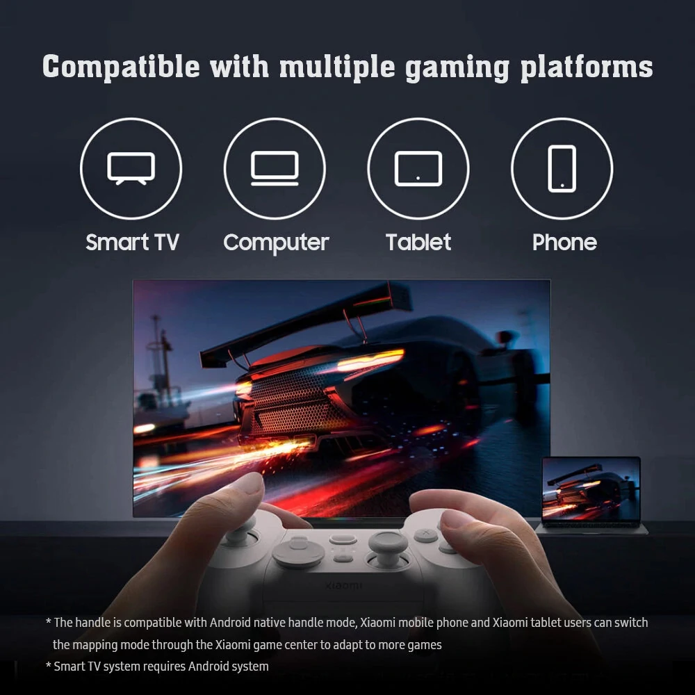 XIAOMI MI Gamepad Elite Edition Bluetooth 2.4G ALPS Joystick 6-Axis Gyro Linear Motor For Android Phone Pad TV Win PC Game