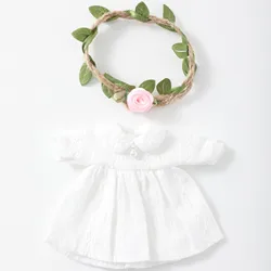 Одежда для куклы HOUZIWA OB11 1/12, белое платье для куклы BJD