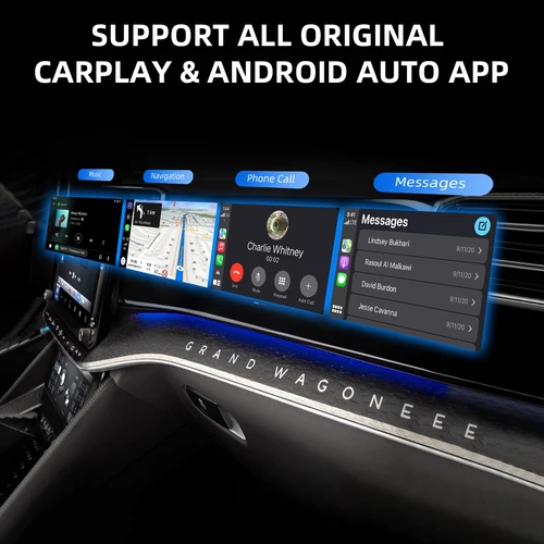 Imagen 2 del producto Ezonetronics Adaptador inalámbrico para automóvil Android CarPlay para automóvil con cable de fábrica, CarPlay inalámbrico y Android auto 2 en 1