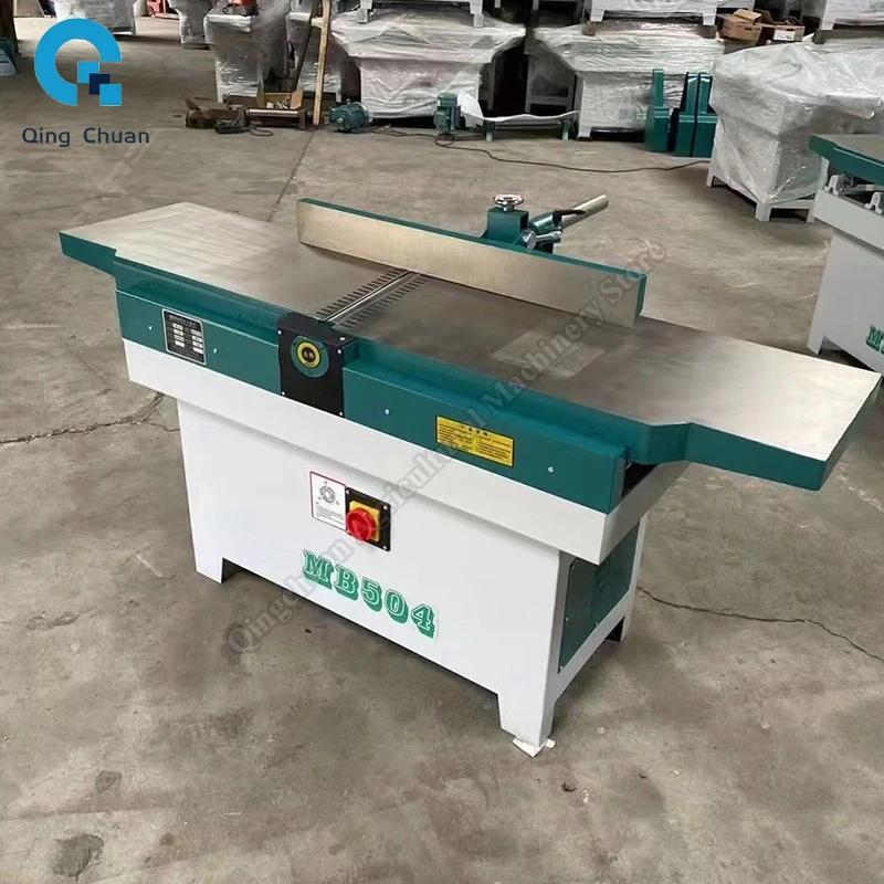 Woodworking Surface Planer Jointer Wood Planning Machine Woodworking Oblique Mouth Spiral Knife Machinery Desktop Plane