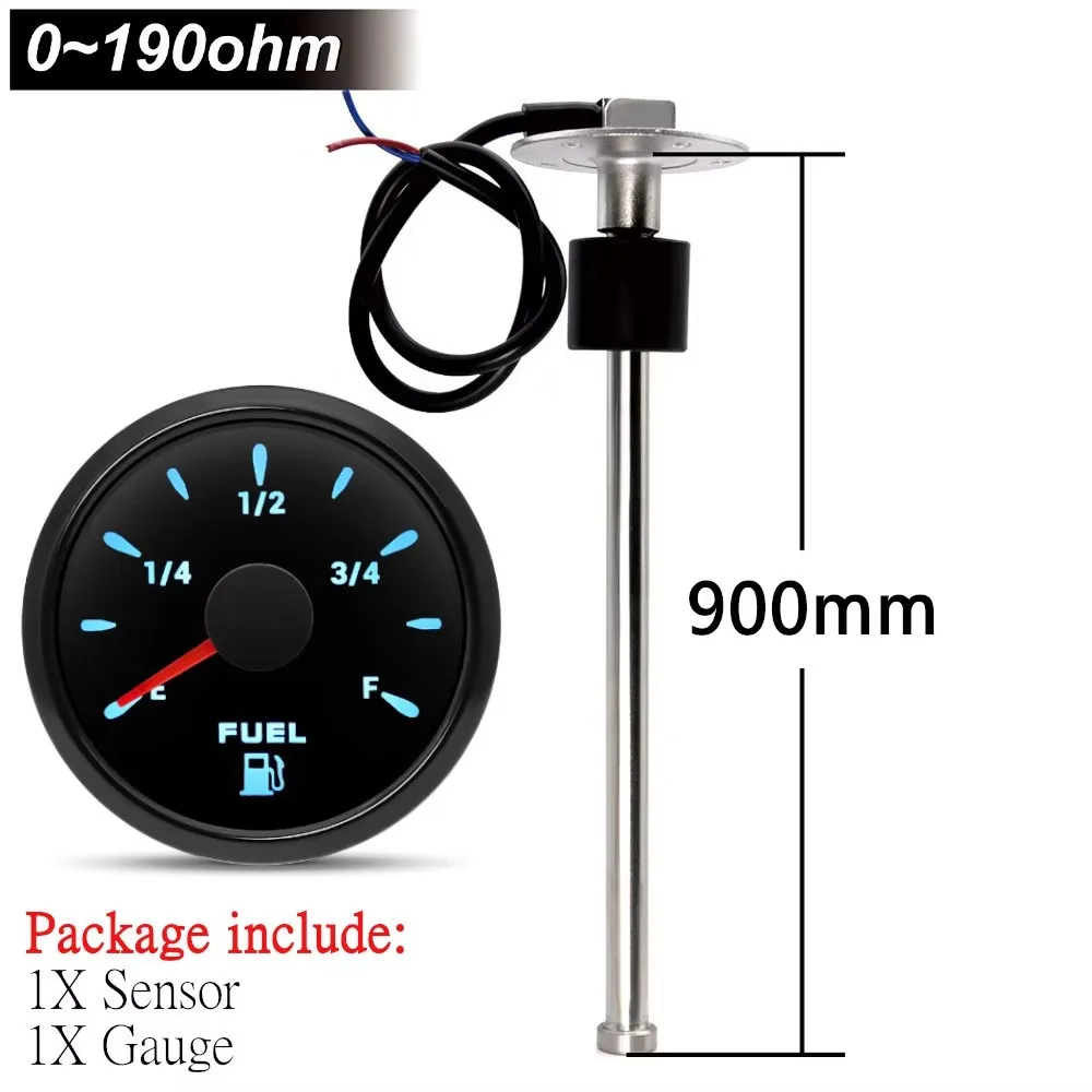 0 ~ 190 Ohm 240 ~ 33 Ohm 900 mm 800 Kraftstoffstandsensor Auto-Kraftstoffanzeige Wasserstandsmesser Sensor Benutzerdefinierte Größe 1500 mm 1200 mm 1100 mm 1000 mm