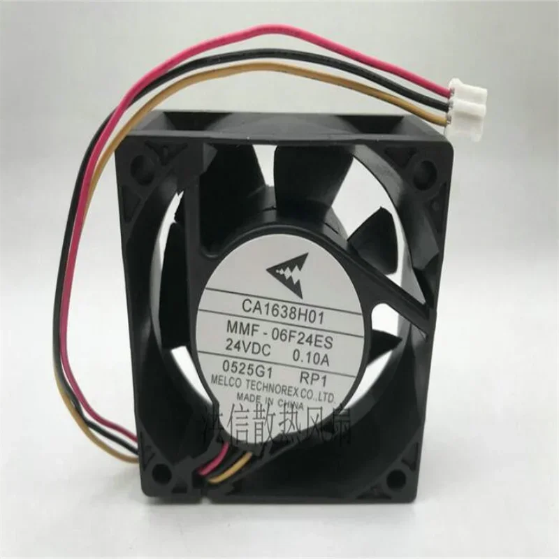 

CA1638H01 MMF-06F24ES-RP1 DC24V 0.10A 6025 ventilador de refrigeración inversor de tres cables