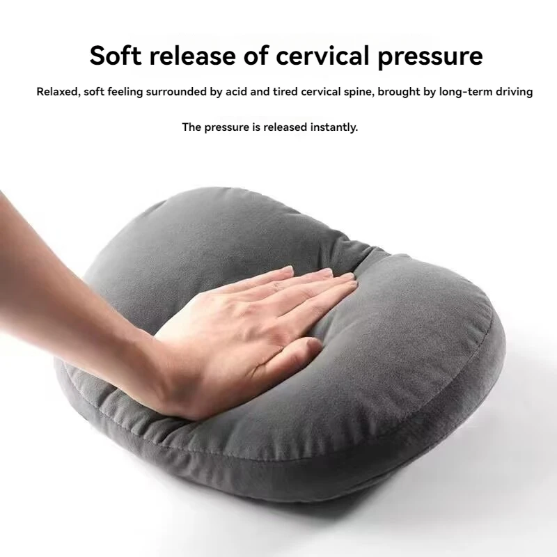 Car Headrest Neck Support Seat Design  S Class Soft Universal Adjustable Car Pillow Neck Rest Cushion High Quality