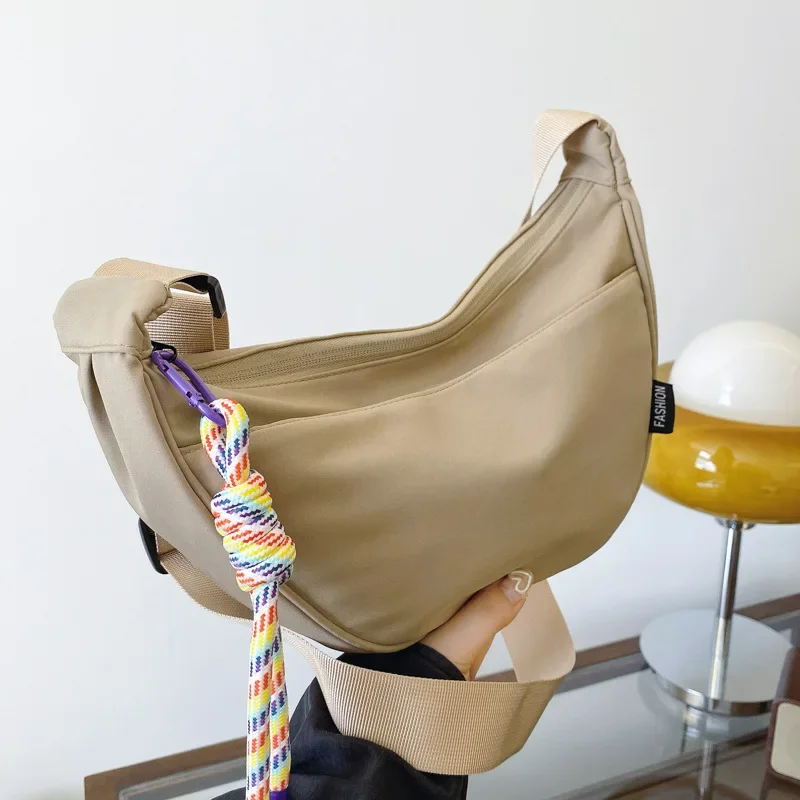 Sac à bandoulière décontracté en tissu Nylon, sacoche simple haut de gamme