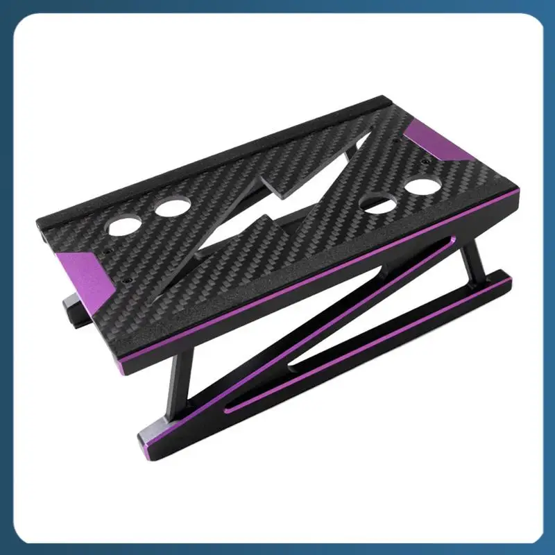 

Y22A-Aluminum Alloy Repair Station Work Stand Assembly Platform Holder For 1/8 1/10 RC Car Universal