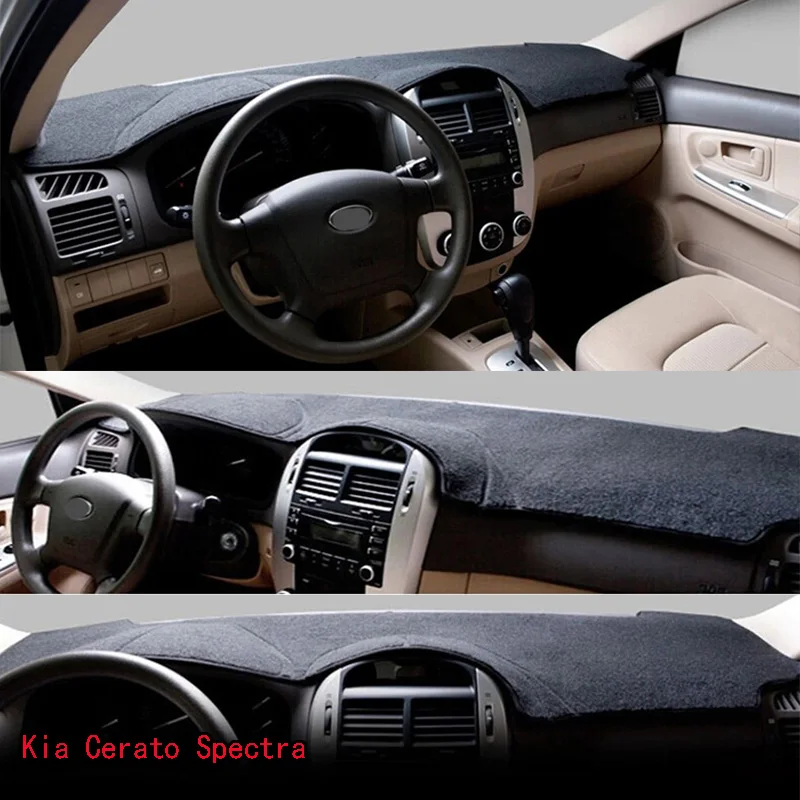 

For Kia Cerato Spectra Dashmat Dash mat Dashboard Cover Instrument Panel Sunscreen Pad Ornaments