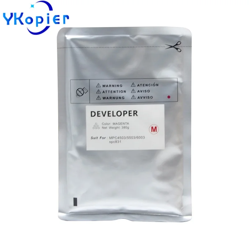 

380G Magenta Developer Powder For Ricoh MP C5503 C2503 C3503 C4503 C6003 MPC5503 MPC2503 MPC6003 MPC3503 C2011 SPC831 Developer