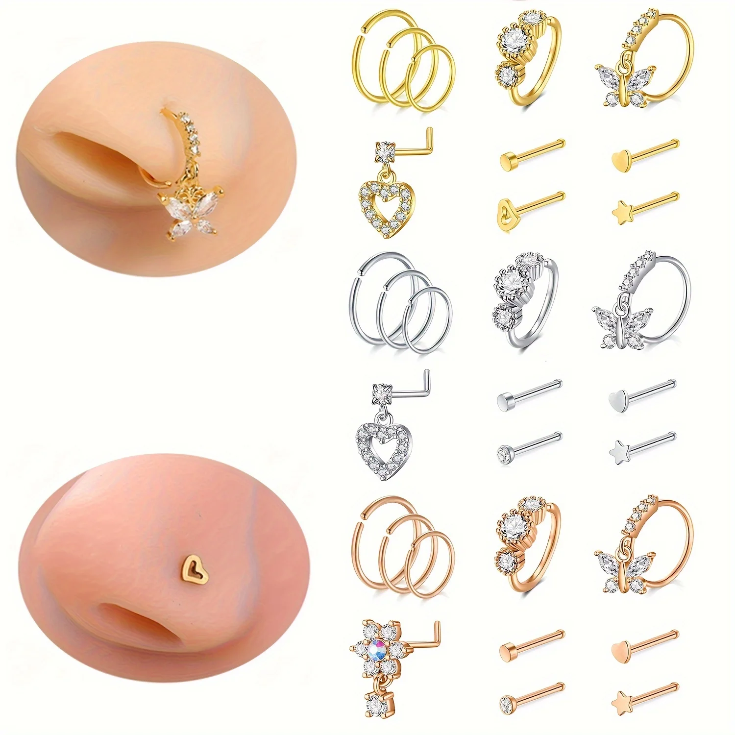 #38 New Ear Stud Piercings Arrivals