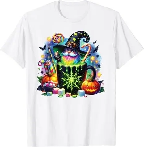 Gn0me Witch Halloween Pumpkin Fall Autumn T-Shirt Hot HOt new new