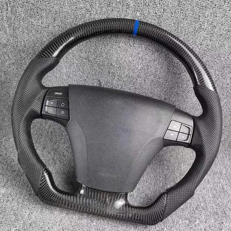 Aroham 100% Real Carbon Fiber Steering Wheel For Volvo S40 C30 V50 C70 2004 2005 2006 2007 2008 2009 2010 2011 2012