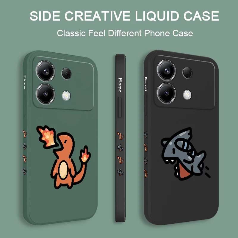 Dinosaur Monster Phone Case For Xiaomi Poco F8 F7 X7 X6 F6 M6 M5 M5S F5 X5 F4 X4 M4 F3 M3 X3 Pro Ultra 4G 5G GT Silicone Cover