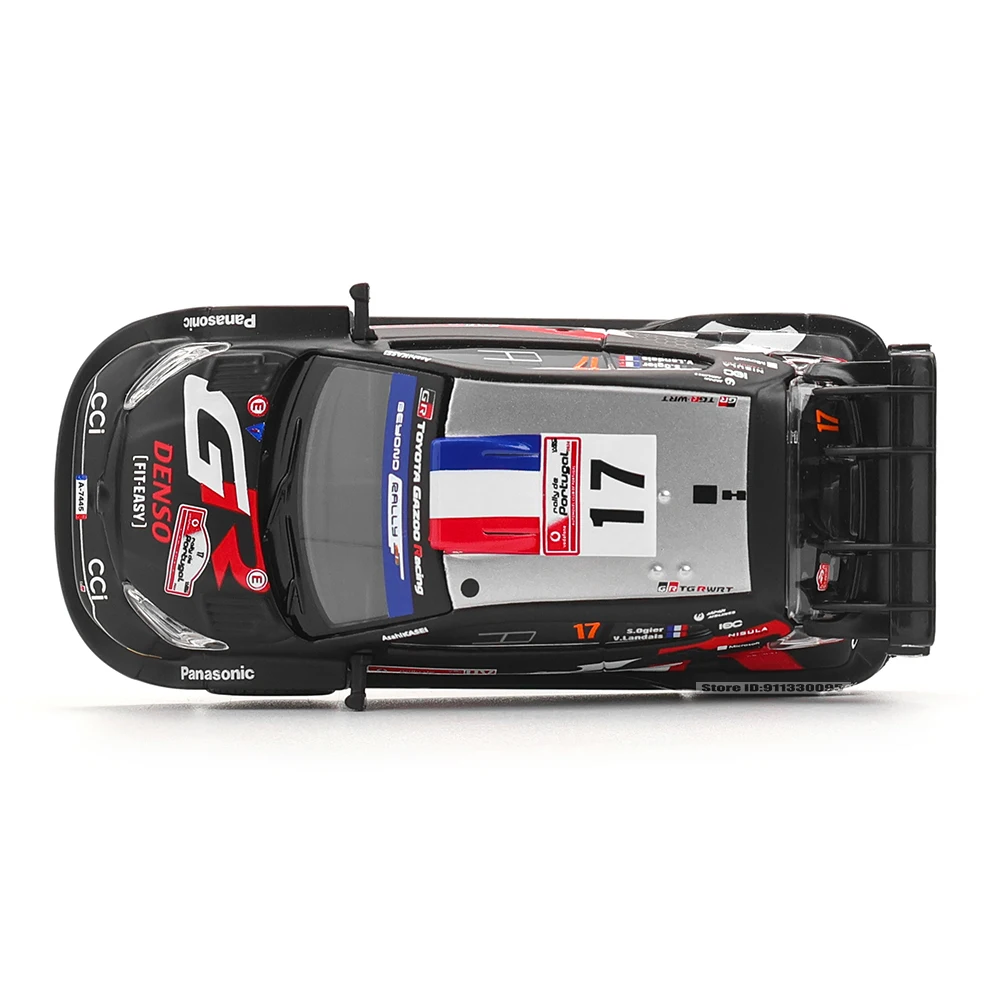 Bburago 1:43 WRC Toyota GR Yaris Rally1 Hybrid Rovanpera # 69 أوجير # 17 لعبة نموذج سيارات فاخرة مصنوعة من خليط معدني #5