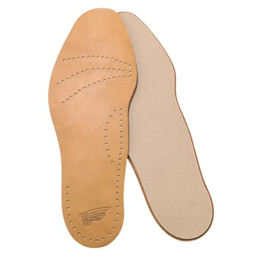 

Men's Leather Footbed Insoles, Full-Grain Cattle Hide Covering