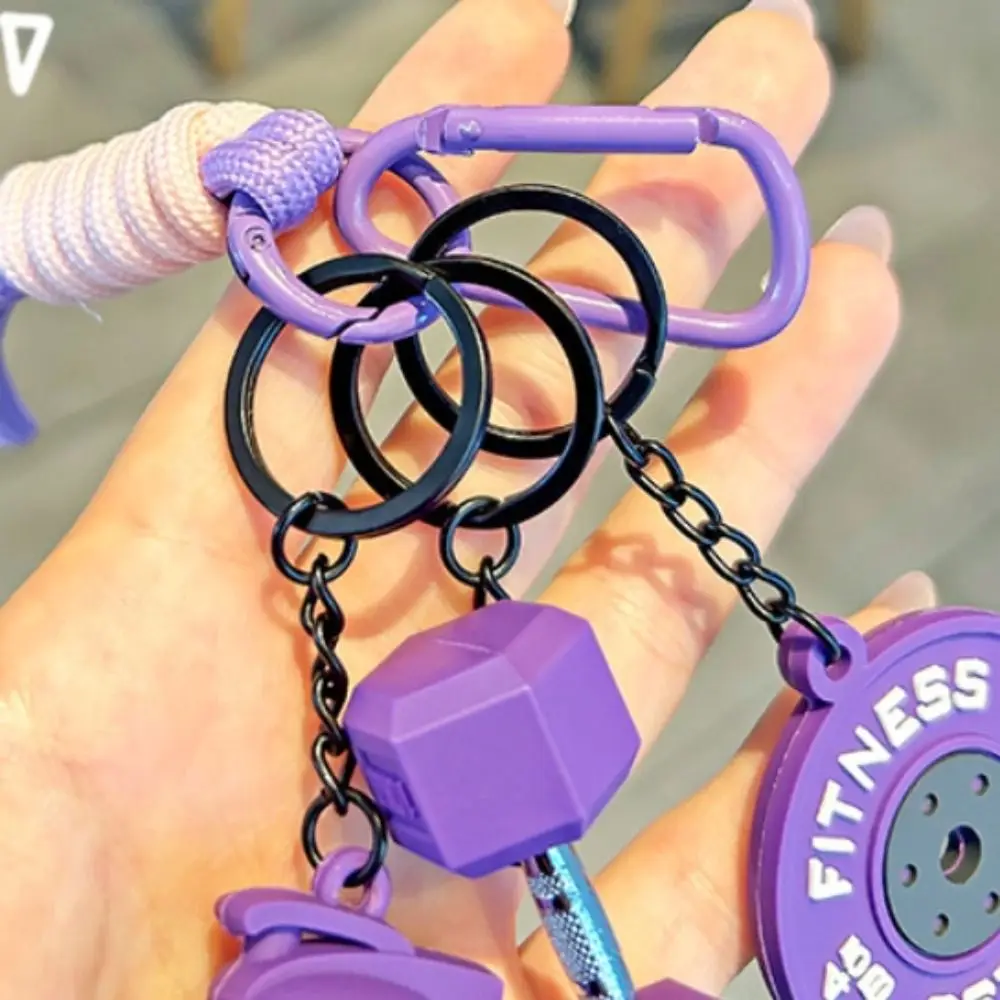 الدوبامين الحديد لوحات المفاتيح Kettlebell INS محاكاة الدمبل كيرينغ انفصال الإبداعية اللياقة البدنية سلسلة قلادة الهدايا