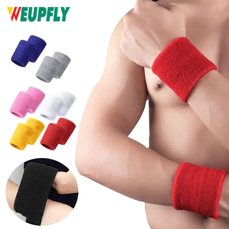 1Pcs Sweatbands Sports Wristband Sweat Band for Men and Women, Good for Tennis, Basketball, Running, Gym, Working Out