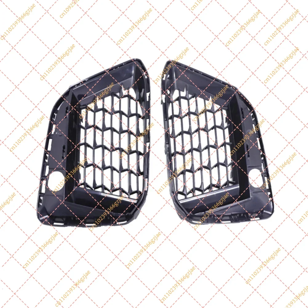 Front Bumper Lower Grille Fog Light Cover Frame for BMW 5 Series G30 M LCI 530i 540i 2021-2023, Replacement Pair