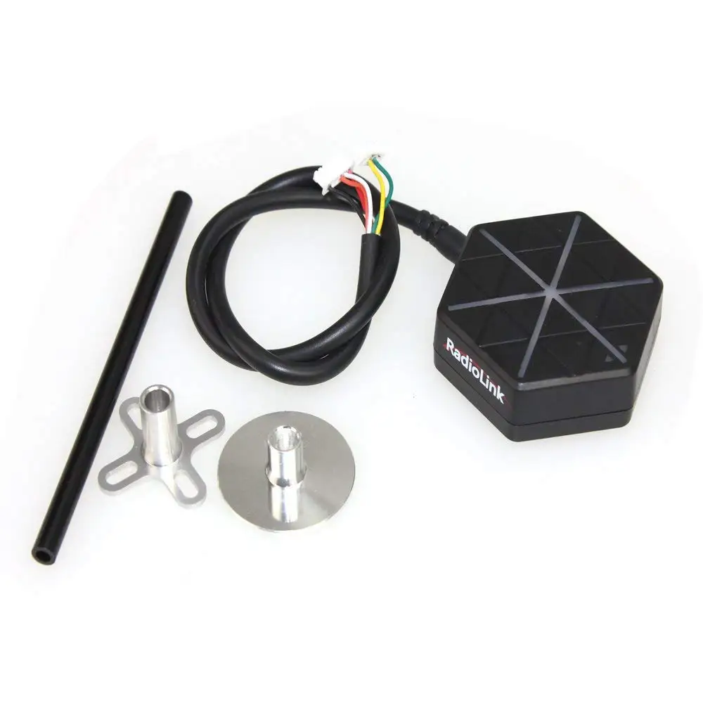 2026 Radiolink M10n GPS SE100 Module High Positional Accuracy Carbon Fiber Parts Works Glonass/Beidou for APM PX4 Pixhawk 2.4.8