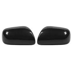 Rearview Mirror Cover Car Rearview Mirror Housing Cover Black UV  Side Door Wing Mirror  for Yaris 2006 to 2011