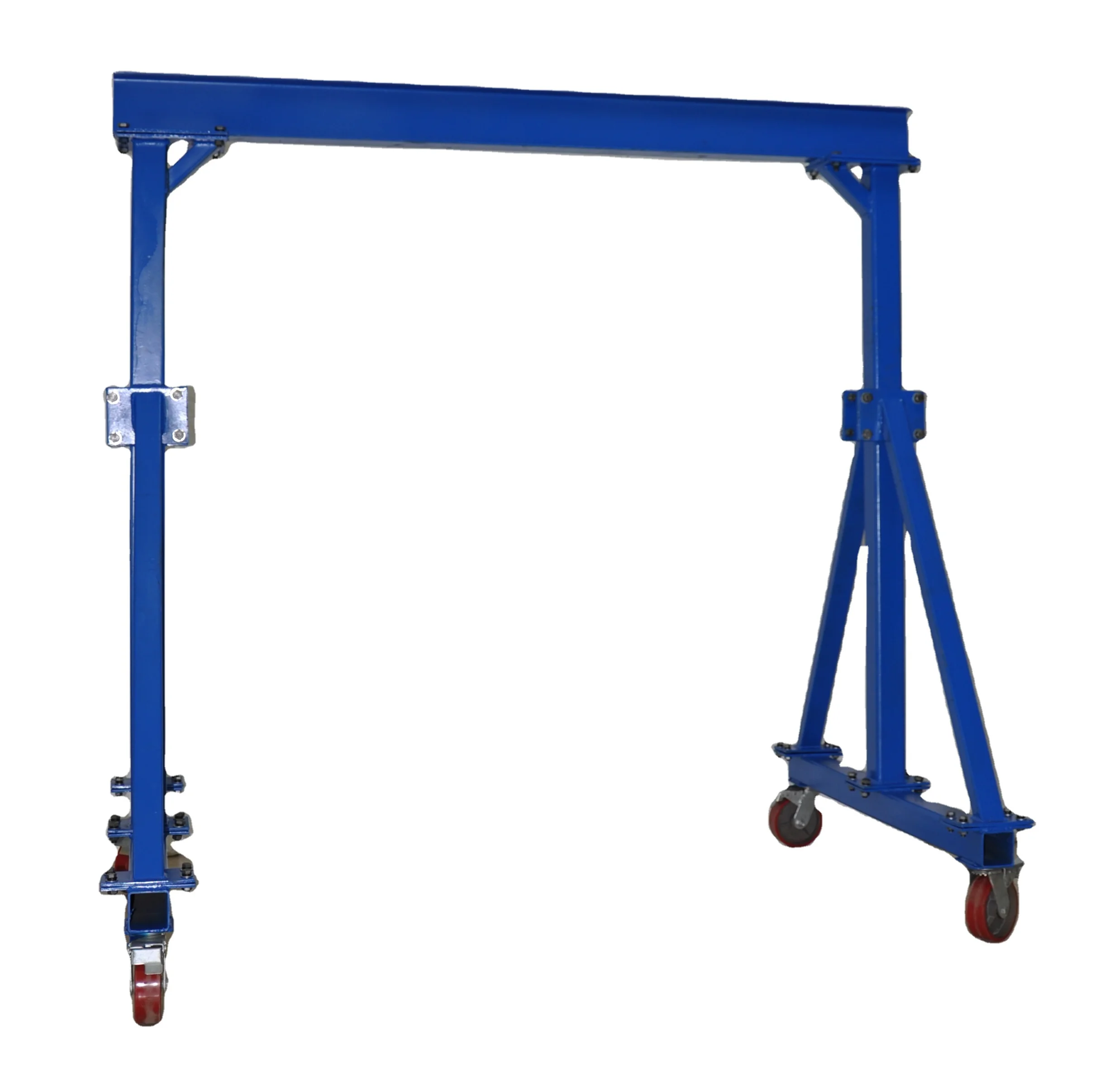 

Hot Selling Custom 4 Wheel A Frame Mini Small Portable Mobile Gantry Crane Gantry Crane for Sale 1T h4M W2.5M