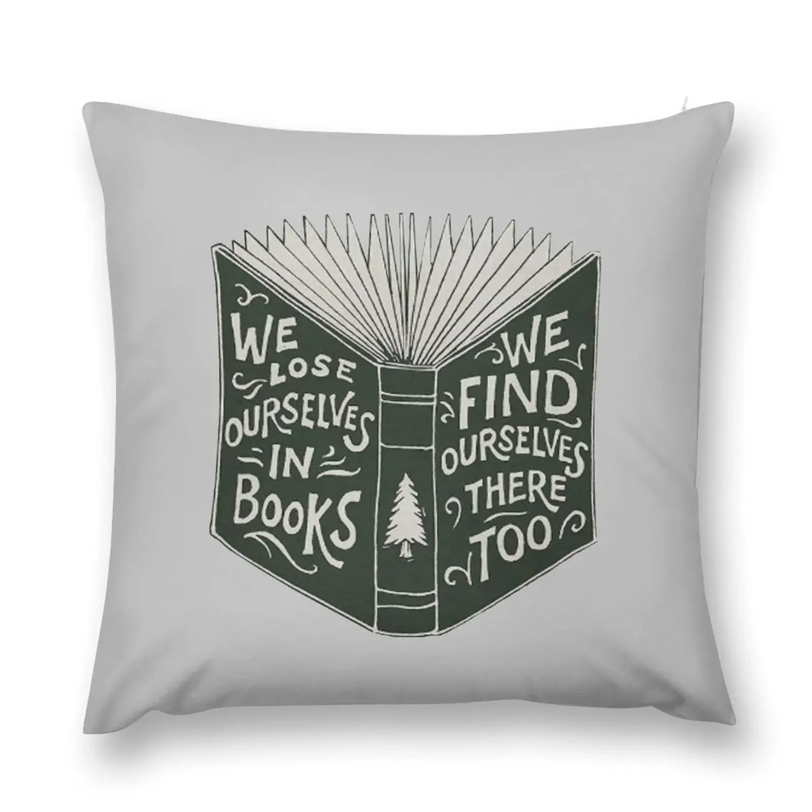 We Lose Ourselves in Books... Throw Pillow Rectangular Cushion Cover Cushion Cover For Sofa pillow