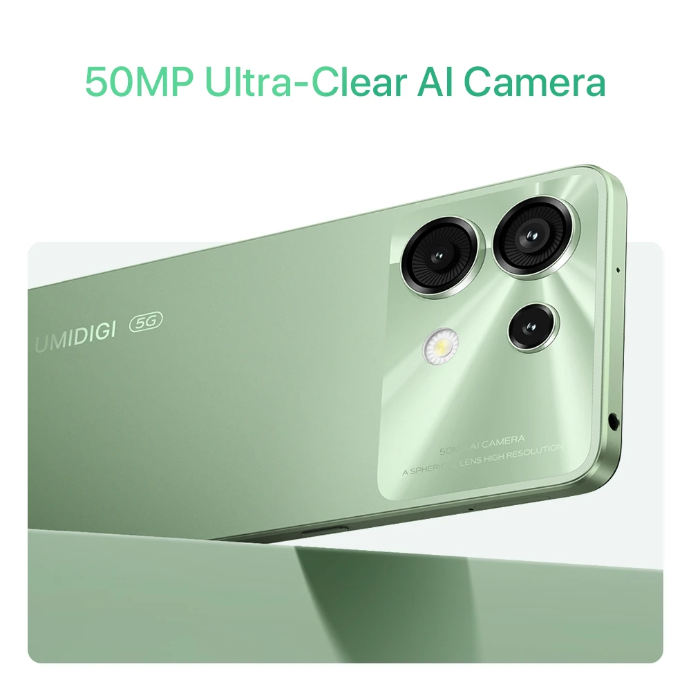 UMIDIGI G9 5G Smartfon Android 14 UNISOC T765 Eye Care 6GB 128GB 6.75