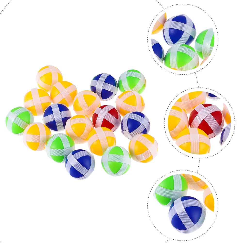 20 Pcs Sticky Ball Wear-resistant Kids Toy Portable Balls Interesting Children Household Toys Accessory