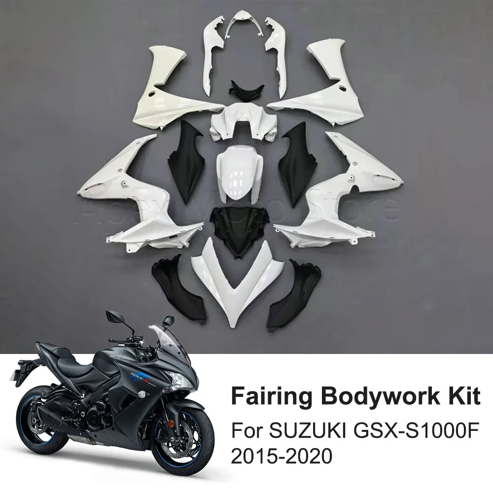 

For SUZUKI GSX-S1000F GSXS1000F 2015-2020 Motorcycle Unpainted Full Fairing Injection Bodywork Kit Cowl Panel Cover ABS Plastic