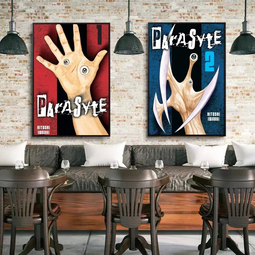 Parasyte Classic Vintage Posters Decoracion Painting Wall Art White Kraft Paper Kawaii Room Decor