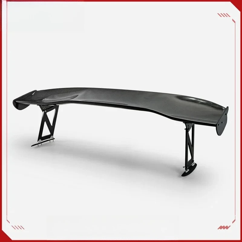 Adatto per Modifica modello universale di auto Grande Js Racing Style Fibra di carbonio GT Spoiler Aggiunta ad ala fissa