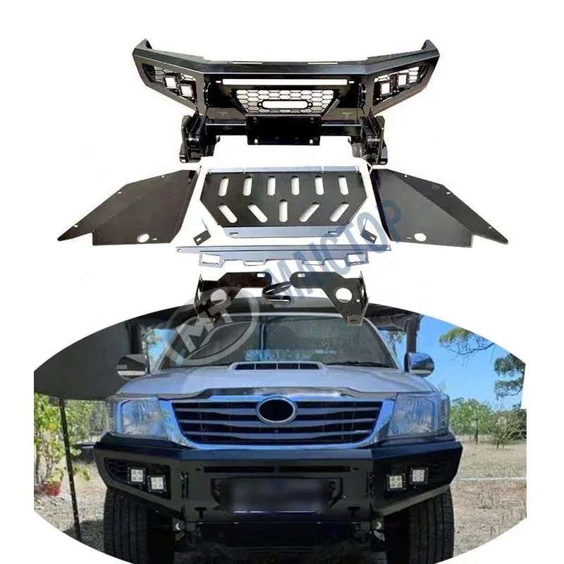 

Maictop Car Accessories Facelift Upgrade Offroad Steel Front Bumper for Hilux Vigo 2012 2013 2014