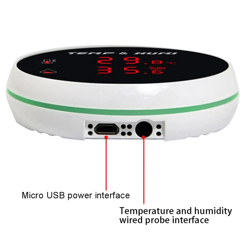 N75R-2X Tuya Smart Home Wifi Temperature Sensor Wire Digital Smartlife Thermometer Room Water Pool Thermostat Alarm EU Plug