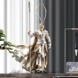 Black Myth Wukong Fighting Buddha Living Room Entrance Decorations Cabinet Accessories Monkey King Move House Open Business Toys