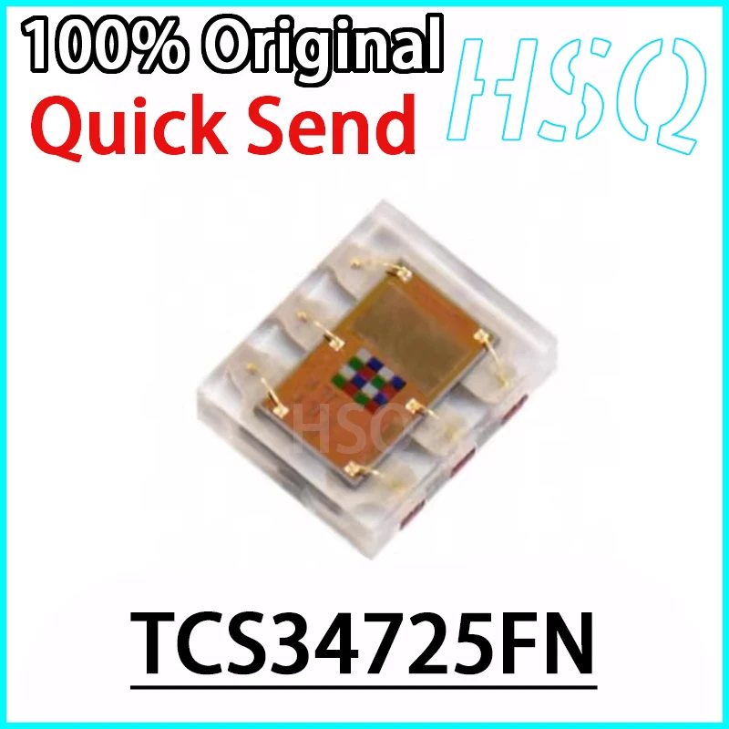 

1PCS New Original TCS34725FN TCS34725 DFN-6 Optical Color Sensor in Stock