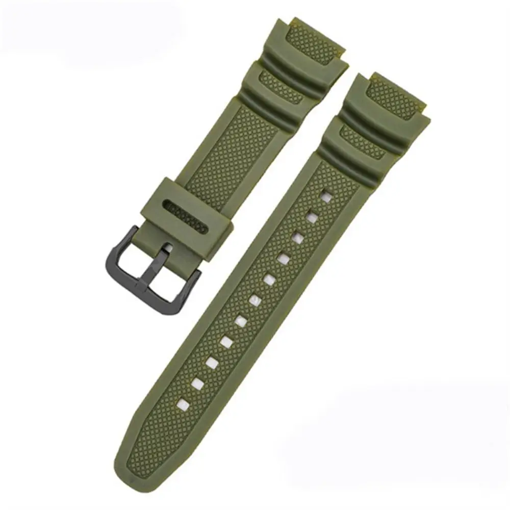 

Sports Silicone Strap Men Women Pin Buckle Silicone Watch WristBand Watch Band for Casio AE-1200WH AQ-S810W MRW-200H