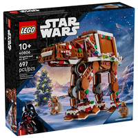 LEGO® 40806 Star Wars™ Gingerbread AT-AT Walker Minifigure Building Set for Boys, Girls and Fans Aged 10 and Up 697 Pieces