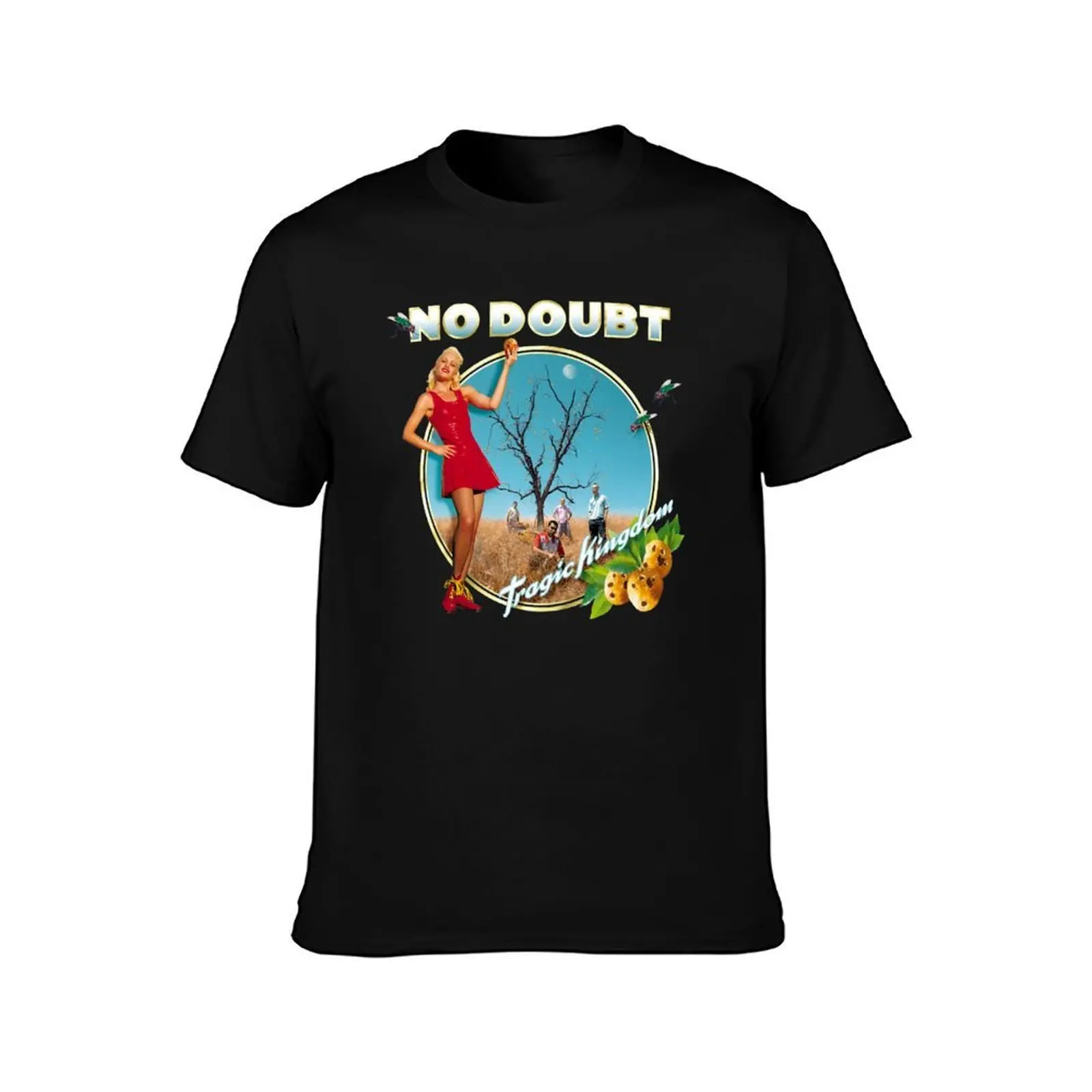 No Doubt Band Tragic Kingdom T-Shirt, Summer Casual Cotton Tee, Oversized Streetwear Tops, Vintage Graphic Print, 100% Cotton