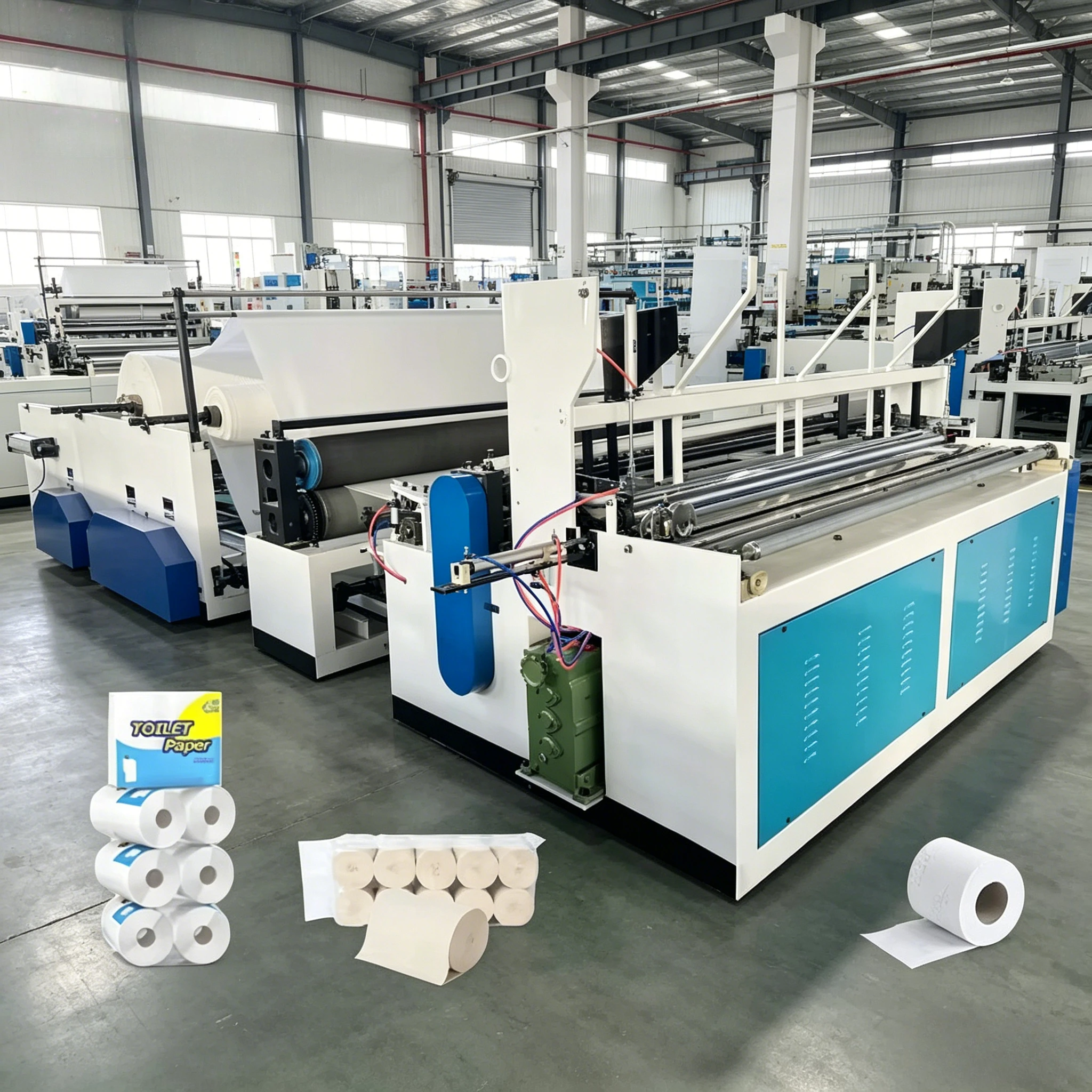 Small Machines for Business Toilet Paper and Kitchen Paper Maker Machine Mini Tissue Paper Making Machine customized