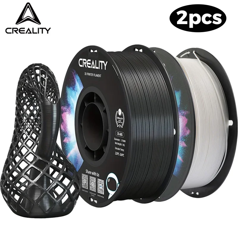

Creality TPU 3D Filaments 2 Rolls 1.75mm TPU Filaments Soft Glue High Rebound 210-240℃ Printing Temperature for 3D Printer