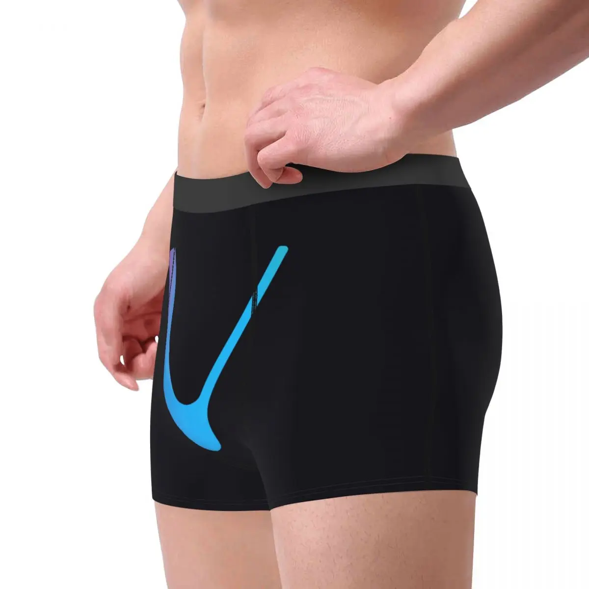 Hot Boxer Vechain Cryptocurrency HT Shorts Panties Man Underwear Block Chain Soft Underpants for Male