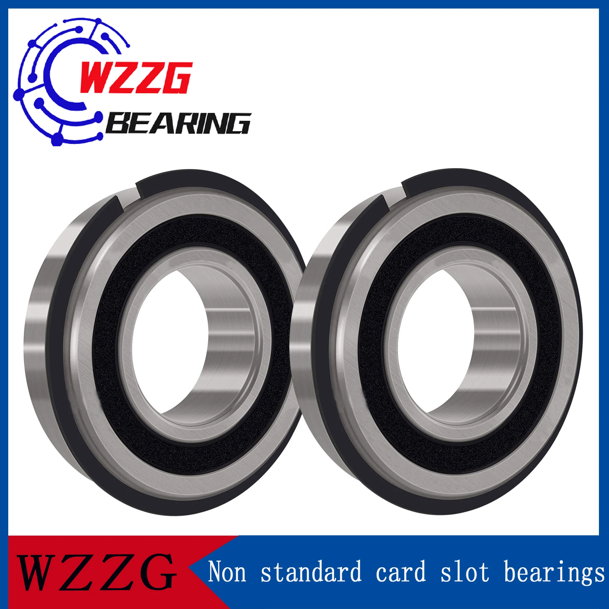Non standard deep groove ball bearing with card slot 63/32N 32 * 75 * 20 2RS open type